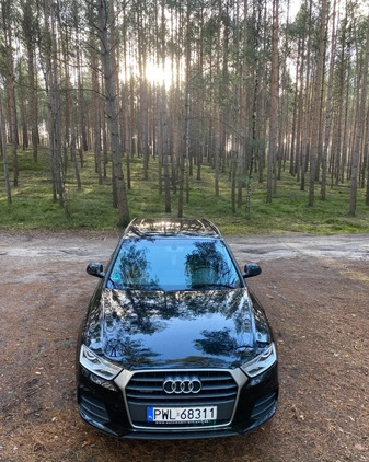 Audi Q3 cena 82599 przebieg: 76174, rok produkcji 2016 z Wolsztyn małe 137